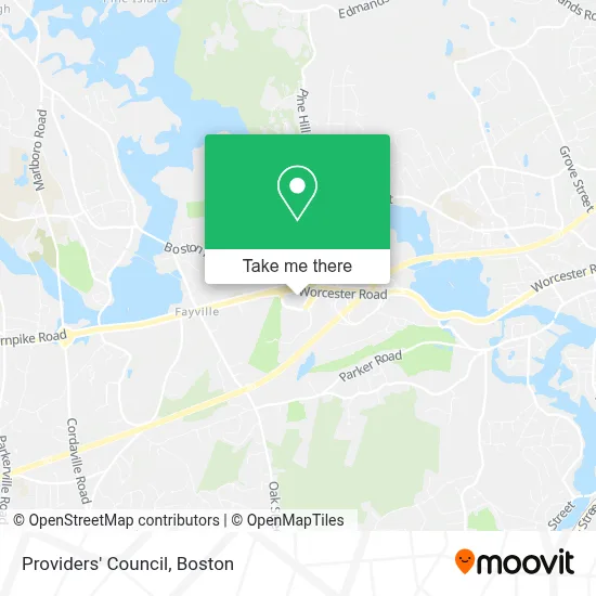 Providers' Council map