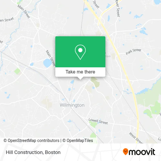 Hill Construction map