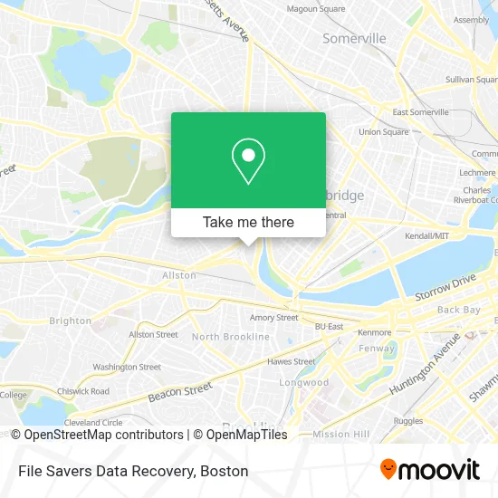 File Savers Data Recovery map