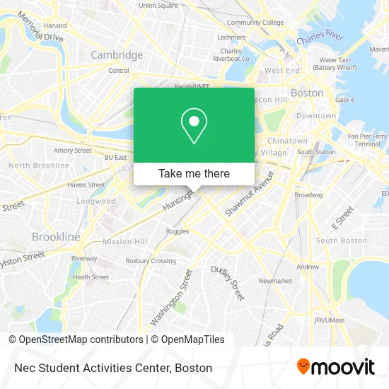Nec Student Activities Center map