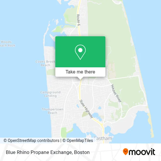 Blue Rhino Propane Exchange map