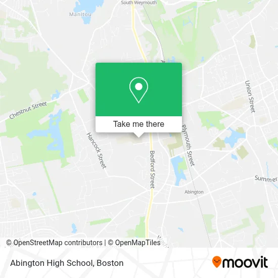 Abington High School map