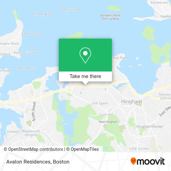Avalon Residences map