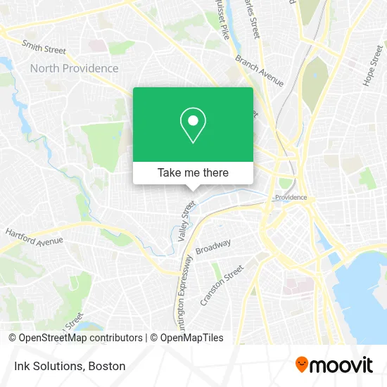 Ink Solutions map