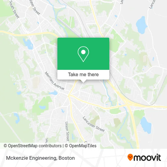 Mckenzie Engineering map