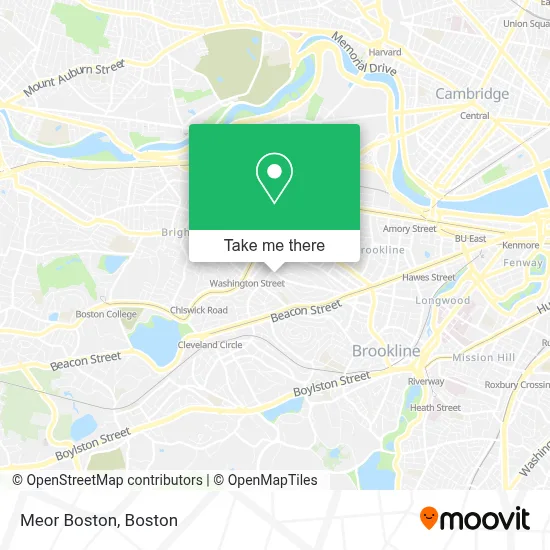 Meor Boston map