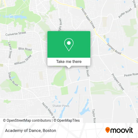 Academy Of Dance map