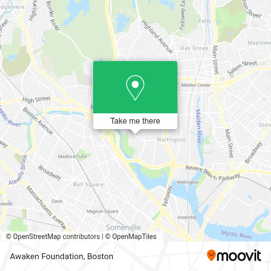 Awaken Foundation map