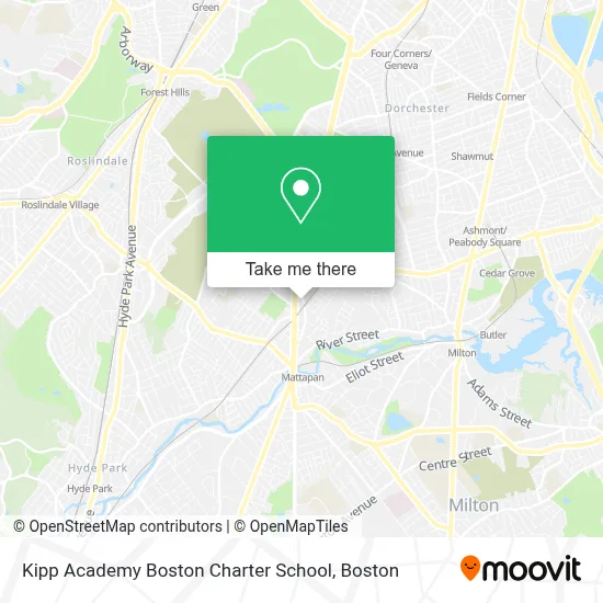 Kipp Academy Boston Charter School map