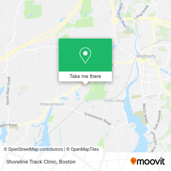 Shoreline Track Clinic map