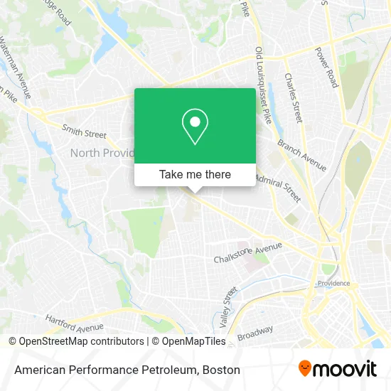 American Performance Petroleum map