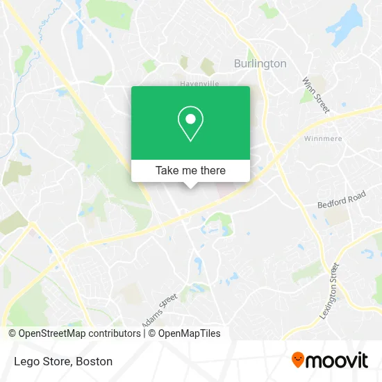 Lego Store map