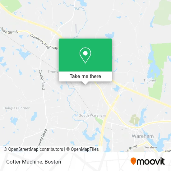 Cotter Machine map