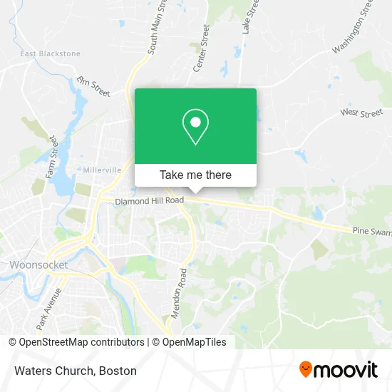 Waters Church map