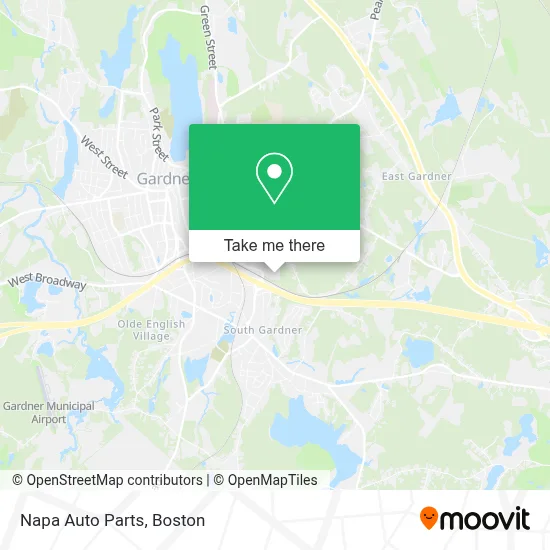 Napa Auto Parts map
