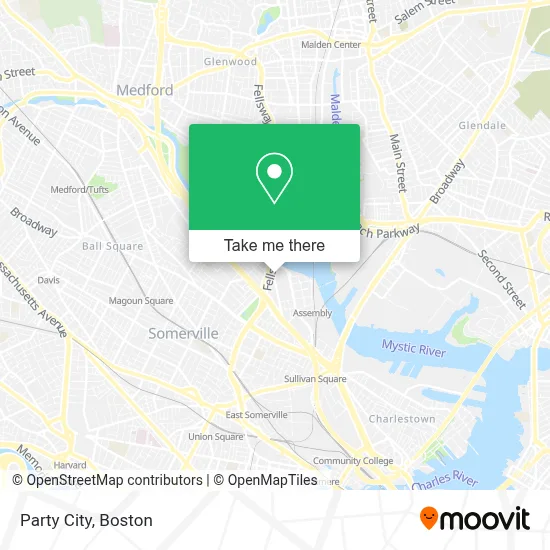 Party City map