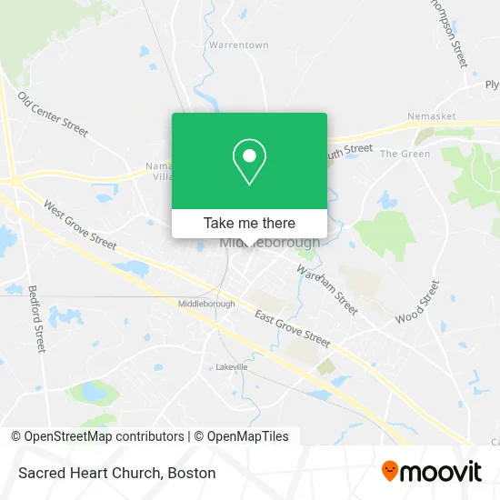 Sacred Heart Church map