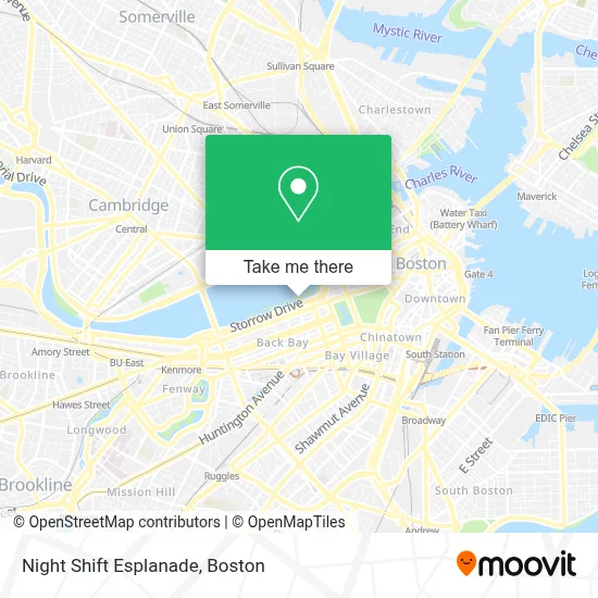 Night Shift Esplanade map