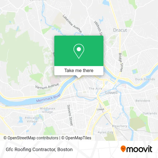 Gfc Roofing Contractor map
