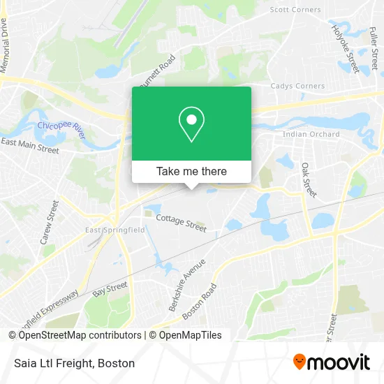 Saia Ltl Freight map