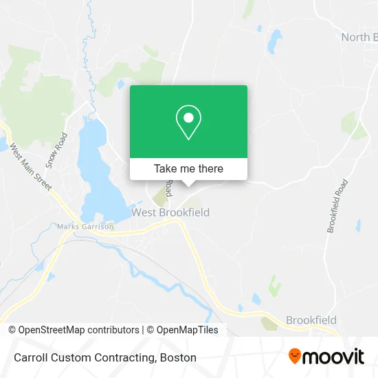Carroll Custom Contracting map