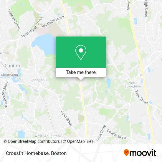 Crossfit Homebase map