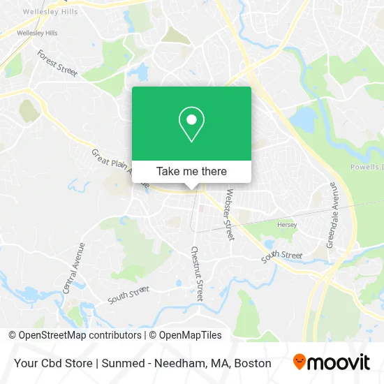 Your Cbd Store | Sunmed - Needham, MA map