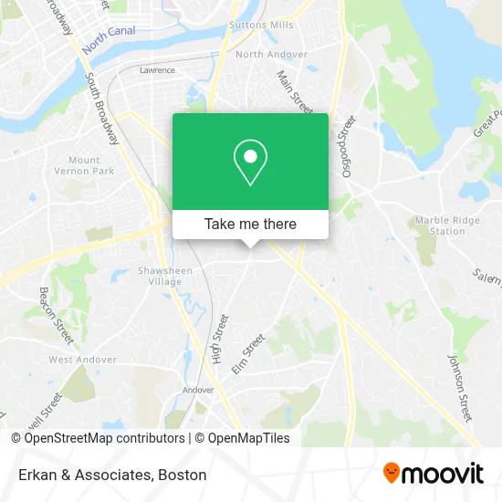 Erkan & Associates map