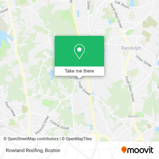 Rowland Roofing map