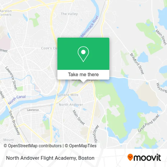 North Andover Flight Academy map