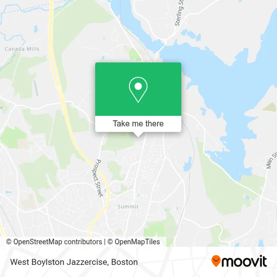 West Boylston Jazzercise map