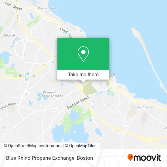 Blue Rhino Propane Exchange map