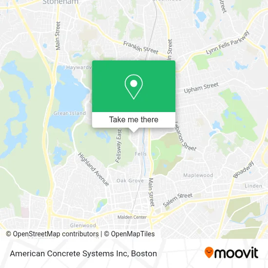 American Concrete Systems Inc map