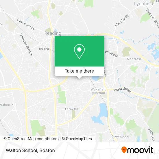 Walton School map