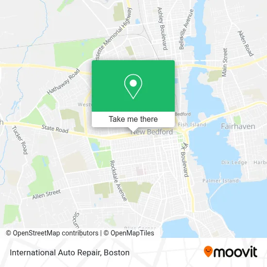 International Auto Repair map
