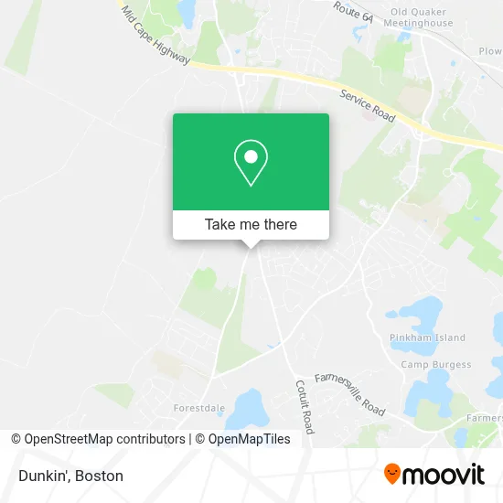 Dunkin' map