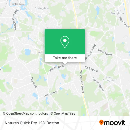 Natures Quick-Dry 123 map