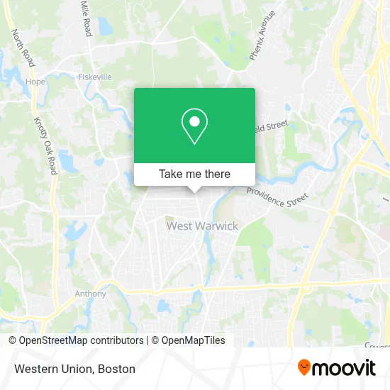 Western Union map