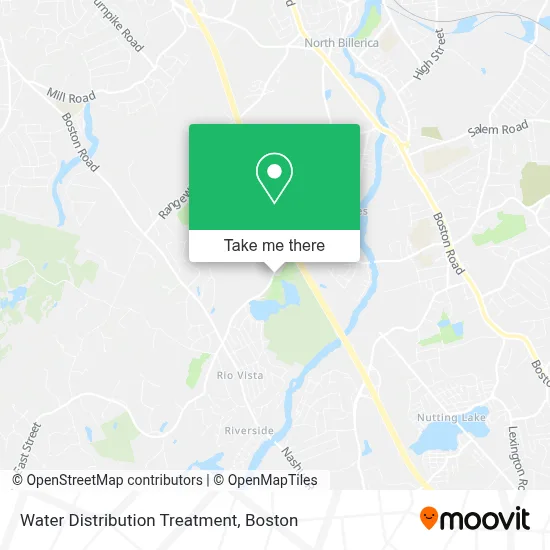 Water Distribution Treatment map