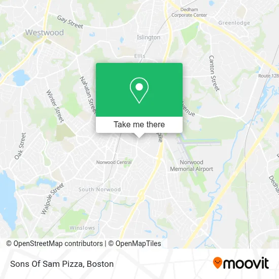 Sons Of Sam Pizza map