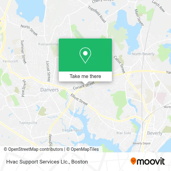 Hvac Support Services Llc. map