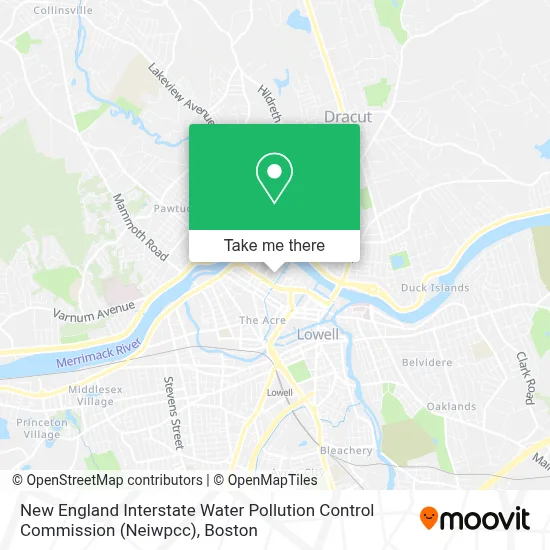 New England Interstate Water Pollution Control Commission (Neiwpcc) map