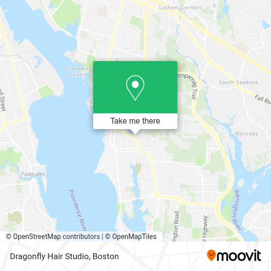 Dragonfly Hair Studio map