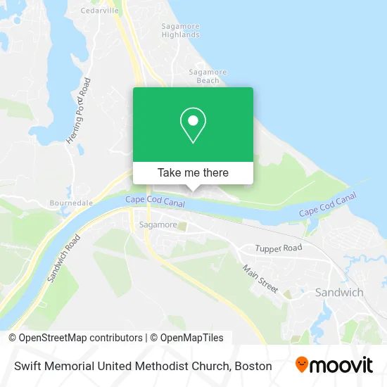 Swift Memorial United Methodist Church map