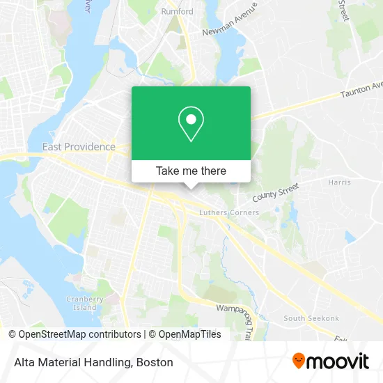 Alta Material Handling map