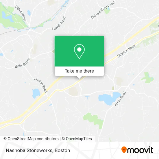 Nashoba Stoneworks map