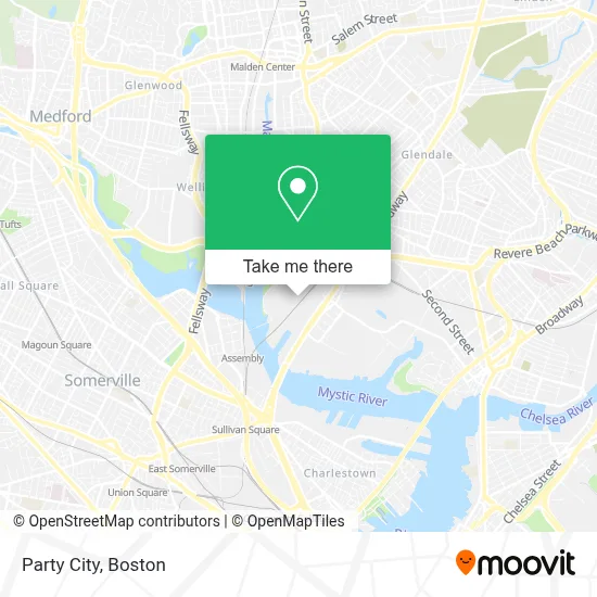 Party City map