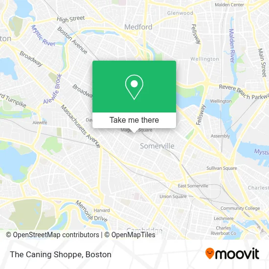 The Caning Shoppe map