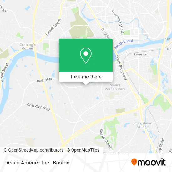 Asahi America Inc. map