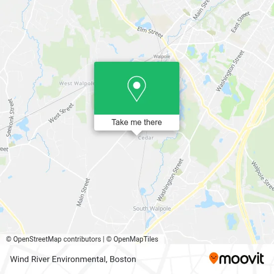 Wind River Environmental map
